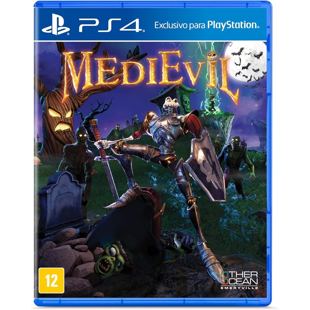 Jogo Medievil Remastered - PS4 - Mídia Física
