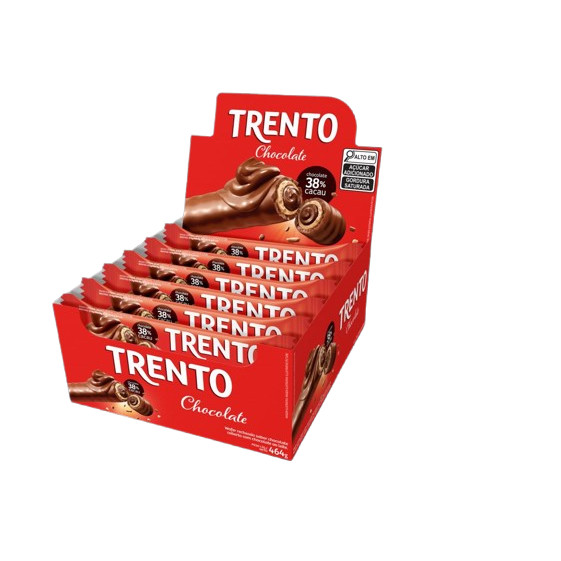 (VIP) Chocolate Trento 38% com 16 unidades de 29g