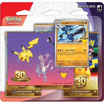 Blister Triplo com Adesivo Lucario