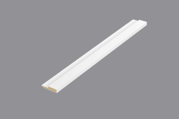 Acabamento Ripado Macho RU 270x5,5cm Branco Eucatex