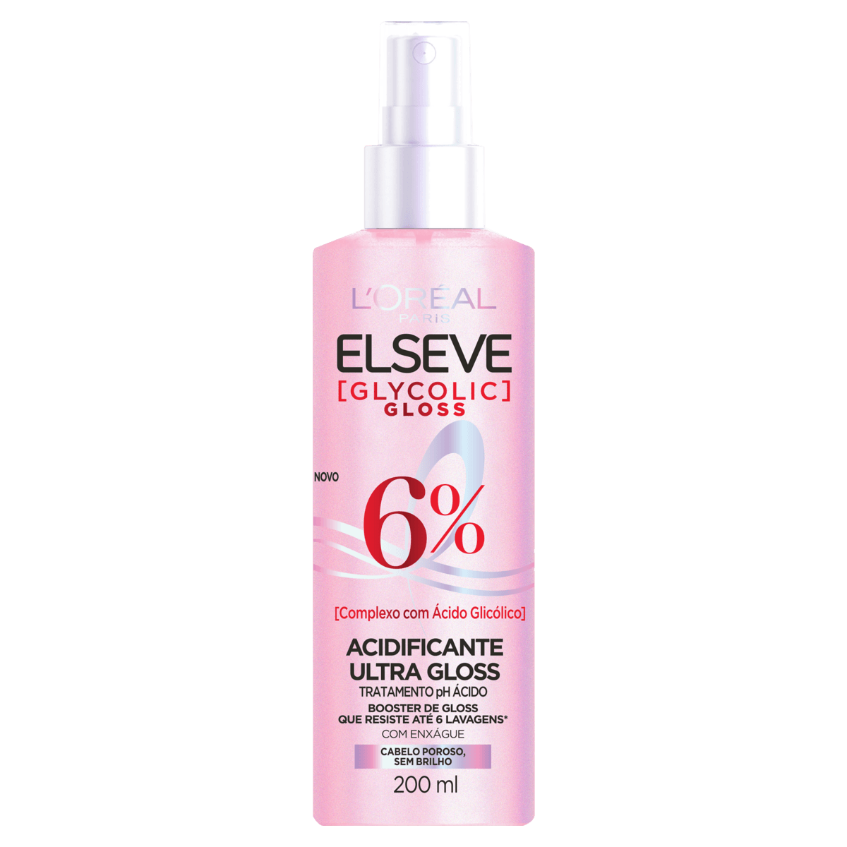 Acidificante Elseve Glycolic Gloss Spray 200ml L'Oreal