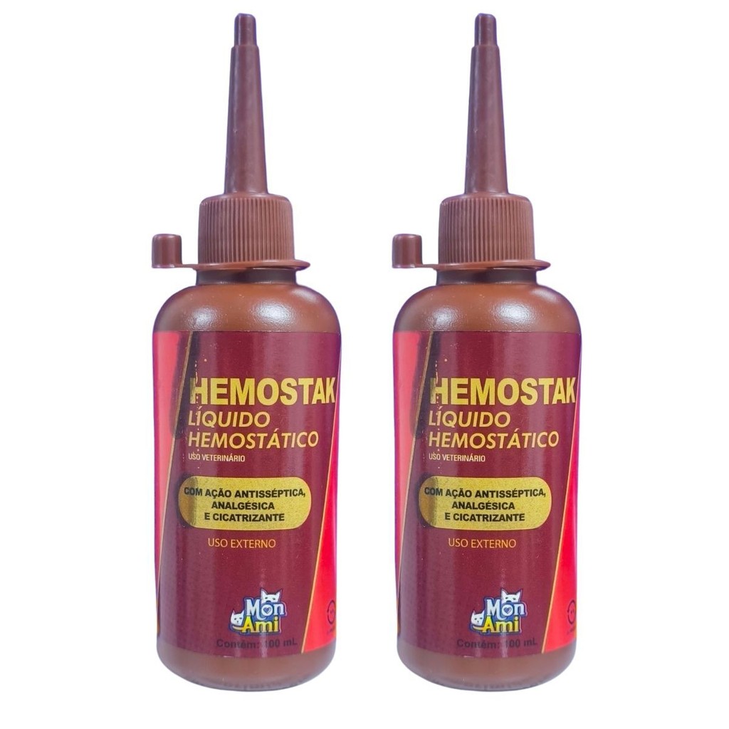 2 Hemostak Iodo Hemostático Mon Ami - 100mL