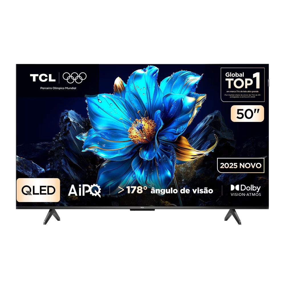 Smart TV 50 4K QLED 60Hz Google TV TCL