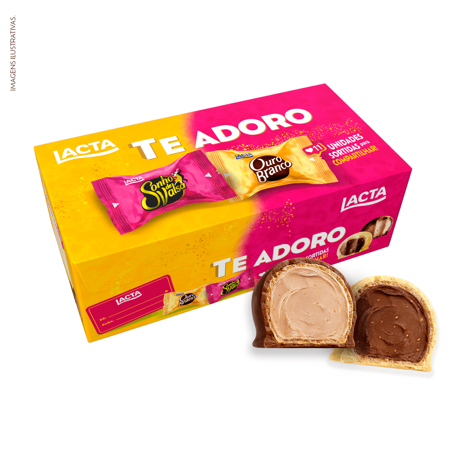 [Leve 2] Bombons Sonho de Valsa e Ouro Branco 220g