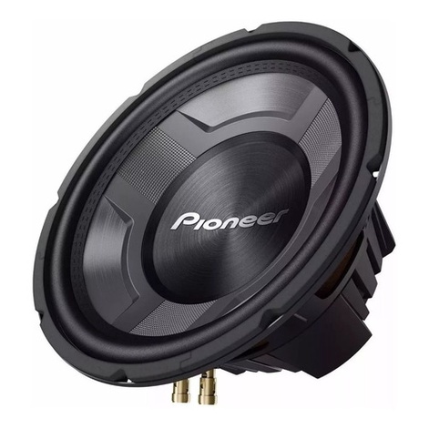 Alto Falante Pioneer Subwoofer Som Tsw 3060 Br 12 Pol  Sub Grave Automotivo