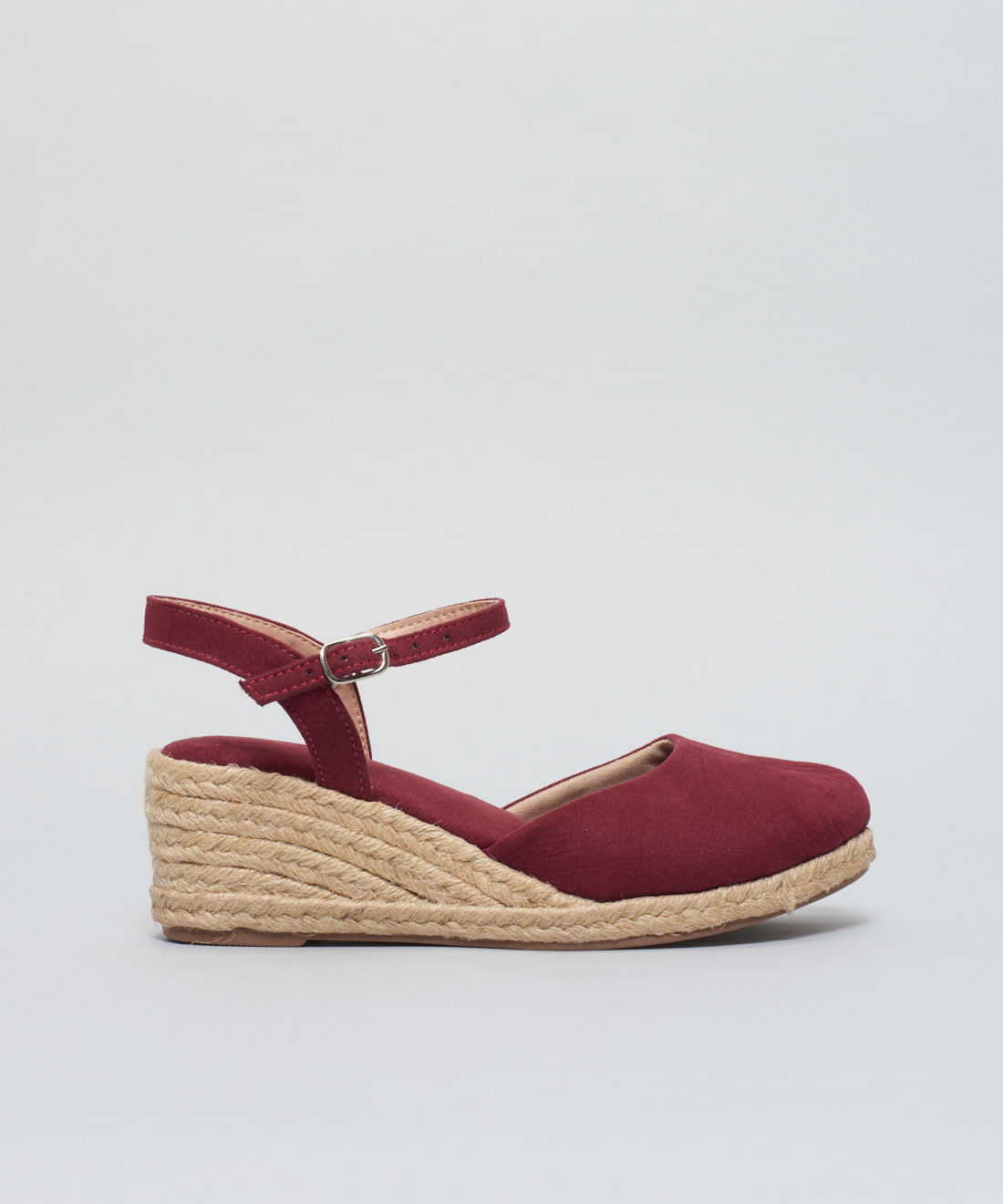 Anabela Boneca Camurca Soft - Merlot