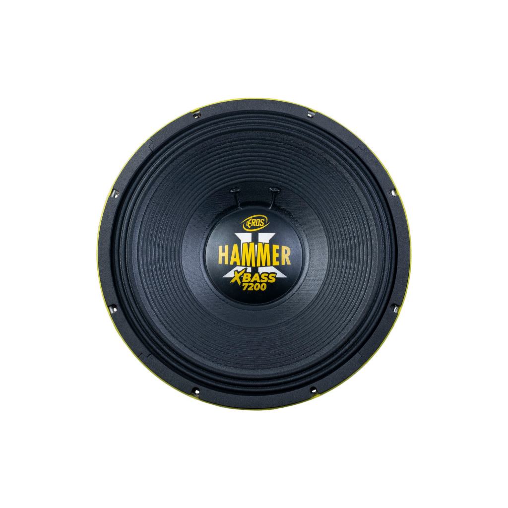Alto Falante Eros Hammer Xbass 7200 15 Pol 2250w Rms 4Ohms Branco