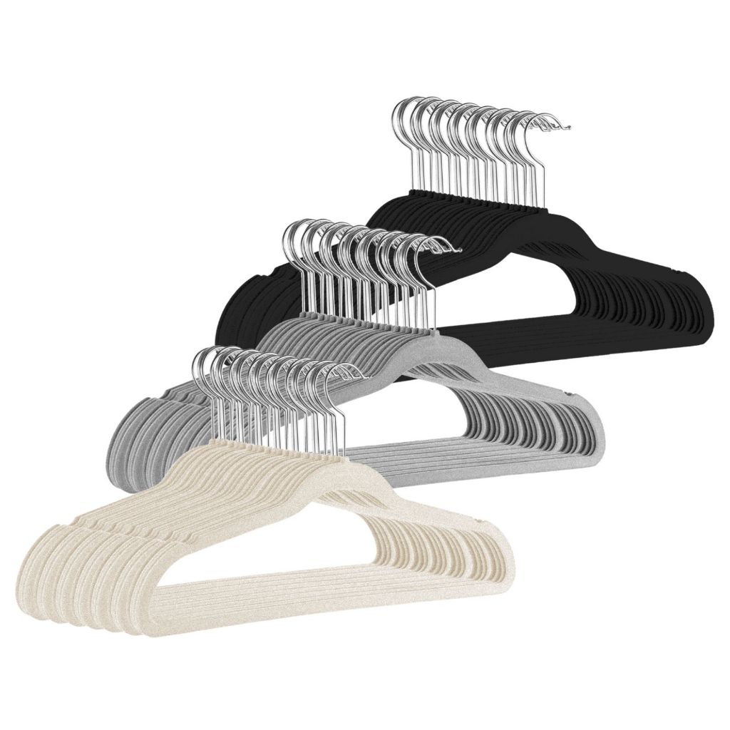 Kit Cabides Veludo Roupas Adulto 50 Unidades