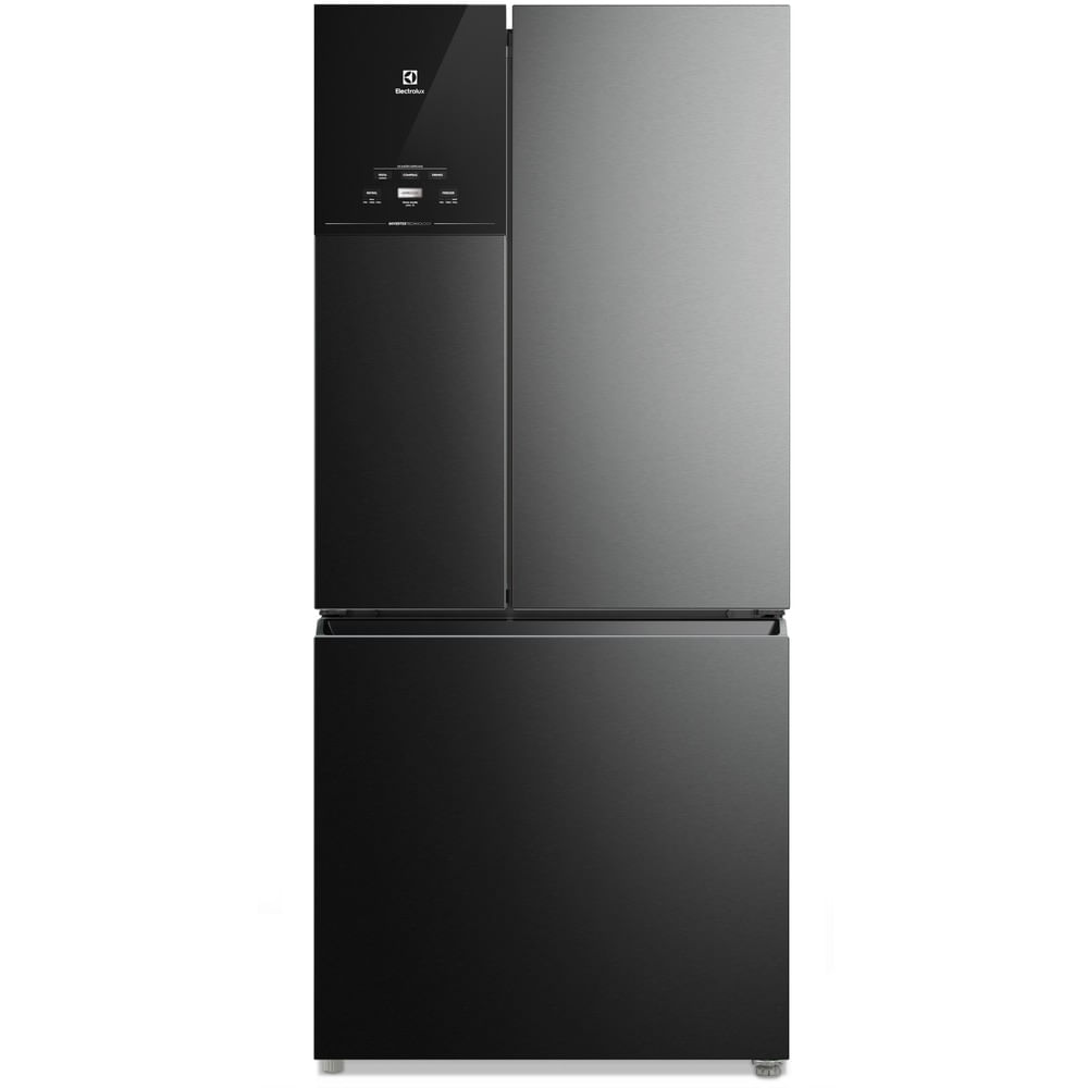 Geladeira Electrolux Frost Free Inverter 596L AutoSense 3 Portas Cor Black Inox Look (IM8B)