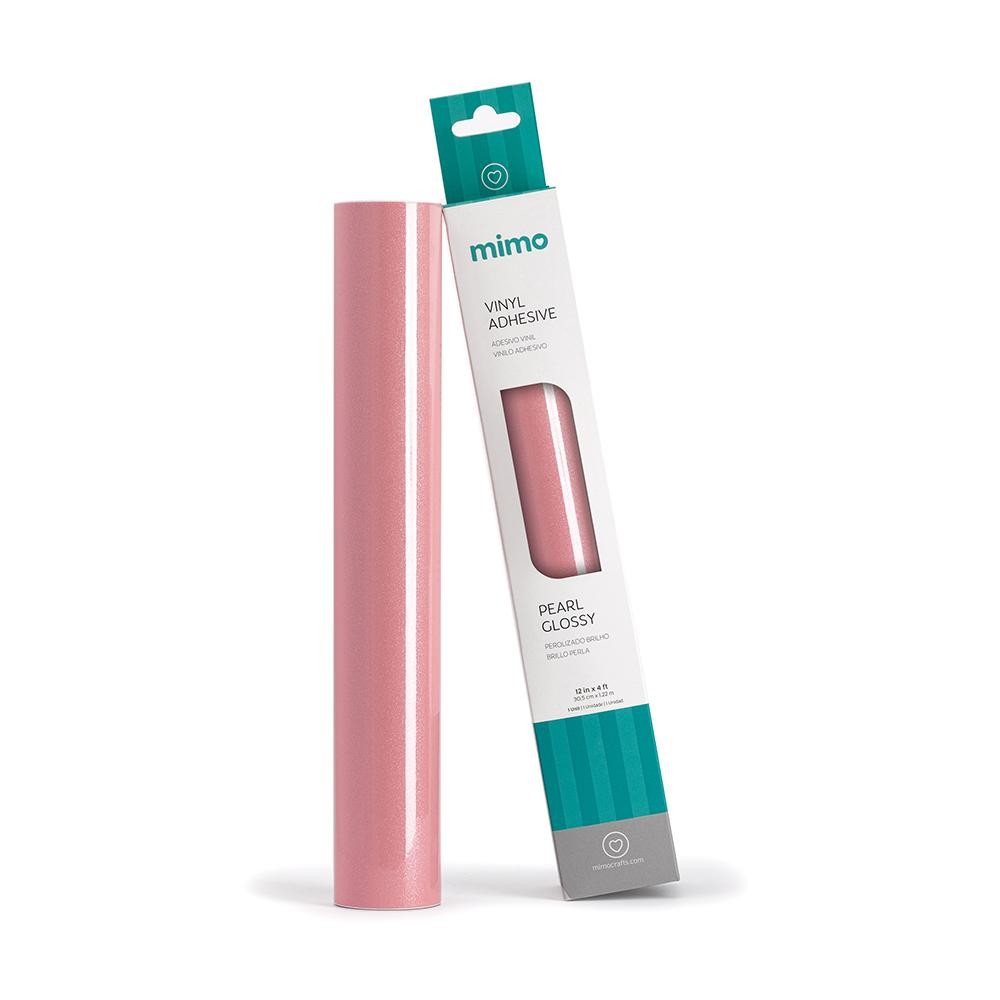 Adesivo Vinil Perolizado Brilho - Rosa Chiclete - Mimo - 30,5 cm x 1,22 m