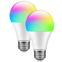 Kit 2 Lâmpadas RGB Inteligente 15w Wi-fi E27