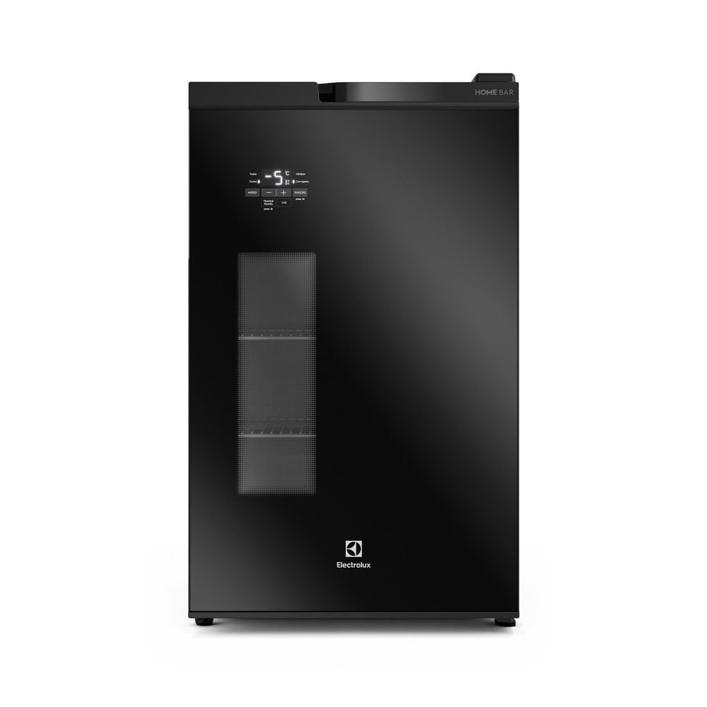 [Cartão ELO] Cervejeira Home Bar Electrolux Frost Free 100L Porta de Vidro Preta (EB100) 