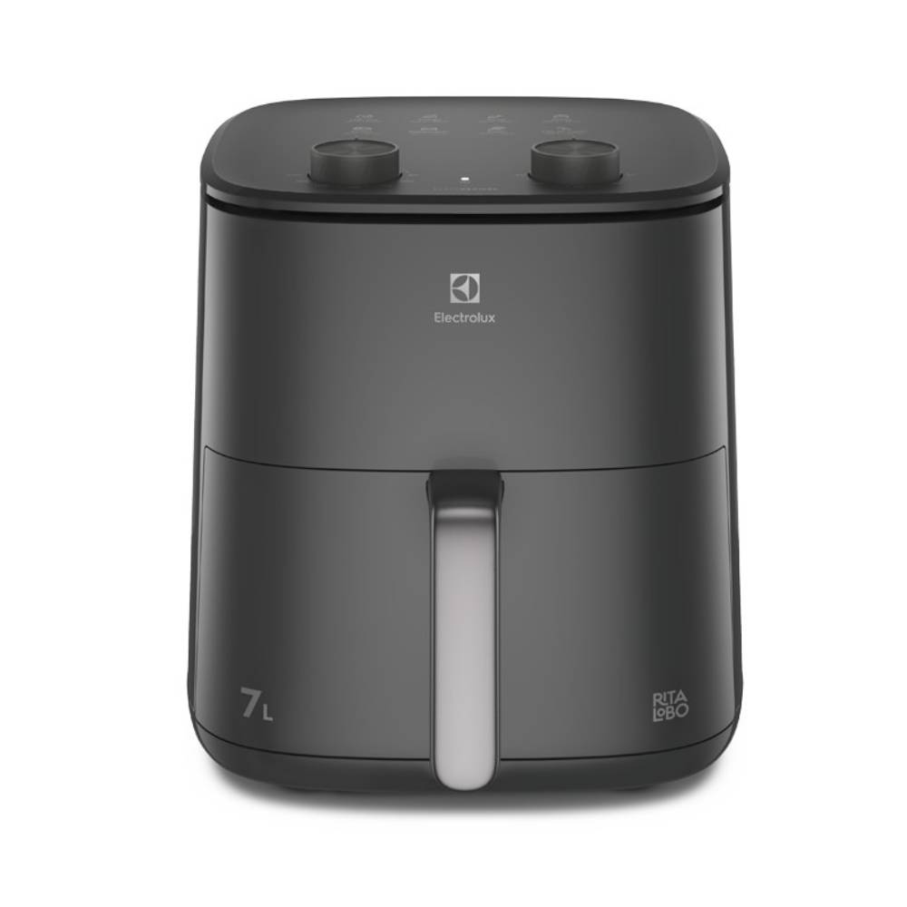 [Cartão ELO] Air Fryer Electrolux por Rita Lobo 7L Cinza Efficient 1700W (EAF71)