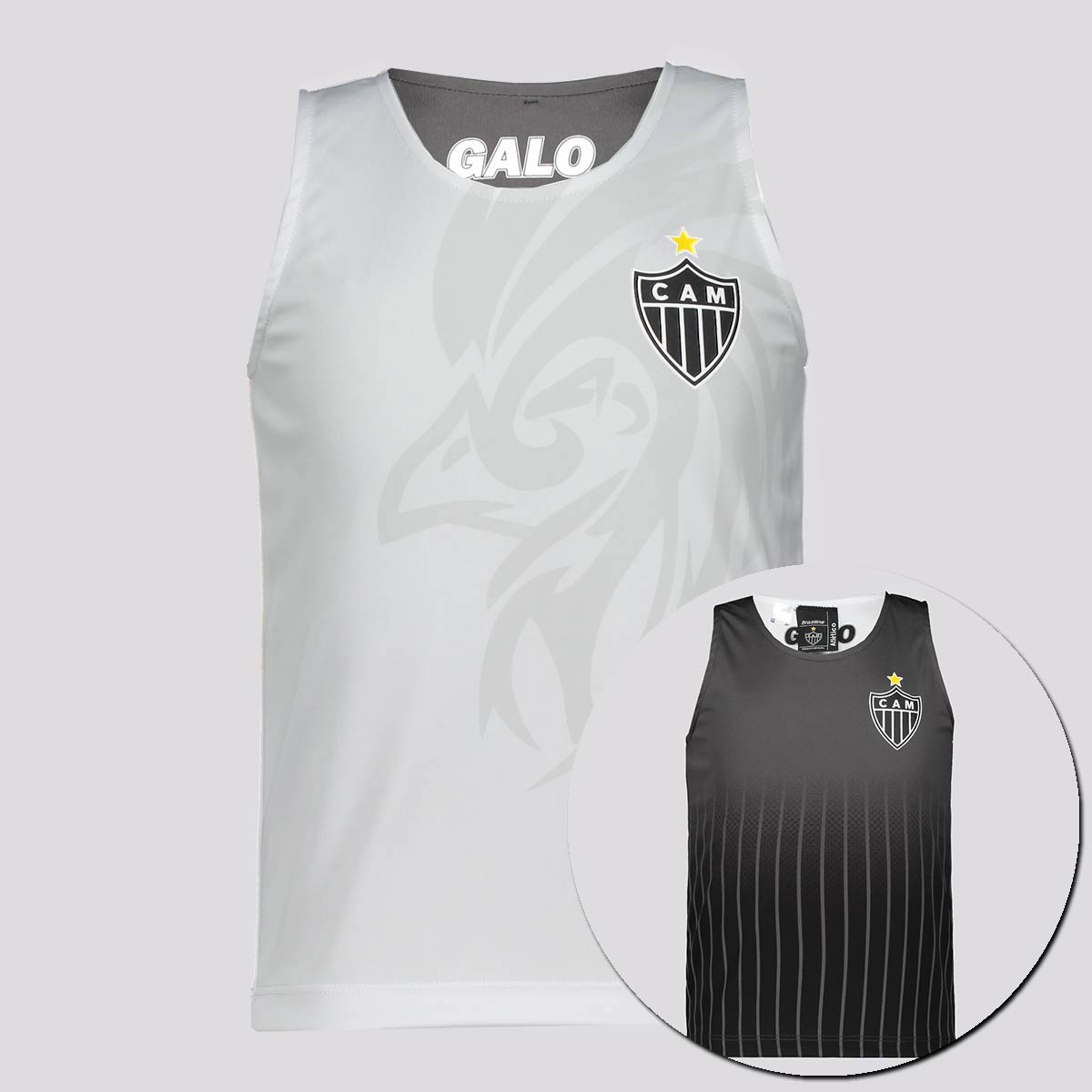 Regata Atlético Mineiro Dupla Face Infantil