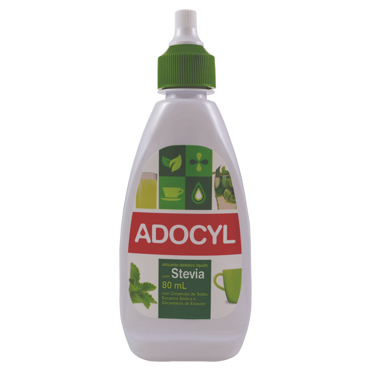 Adoçante Líquido Stevia Adocyl Frasco 80ml