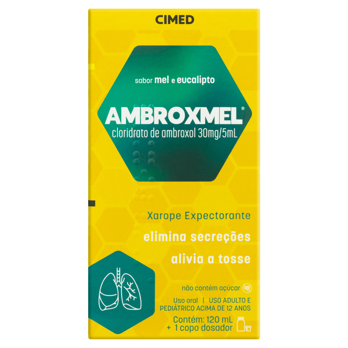 Ambroxmel 30mg/5ml Xarope Adulto 120ml - Cimed