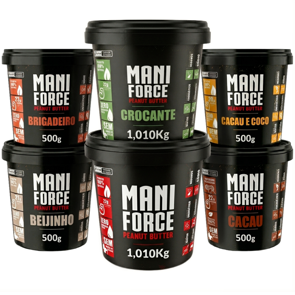 Pasta Amendoim Integral Sabores Maniforce cacau