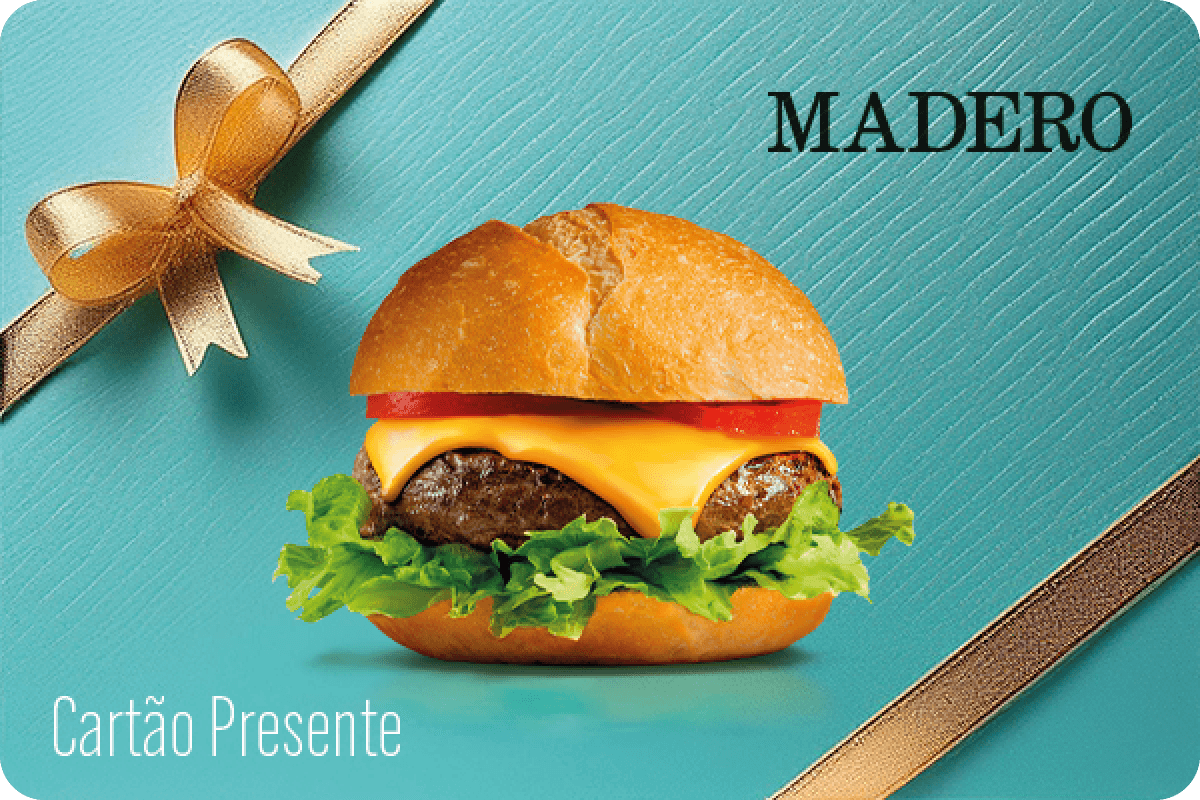 Gift Card: Madero com 15% de desconto - restaurante ou delivery