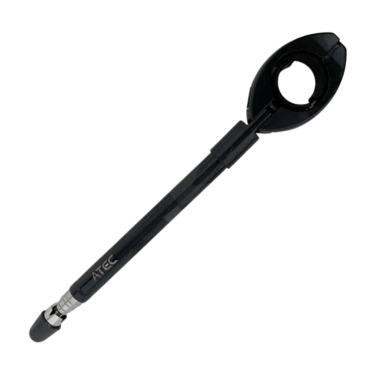 Antena Corta Pipa Atec 7 Estágios Guidão 22mm/24mm Preto