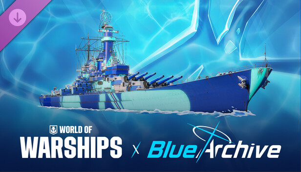 (DLC) Jogo World of Warships x Blue Archive - Camuflagem Grátis na Steam - PC