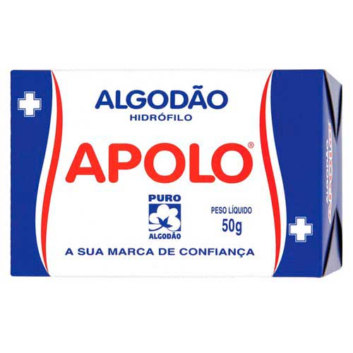 Algodão Hidrófilo Apolo 50g