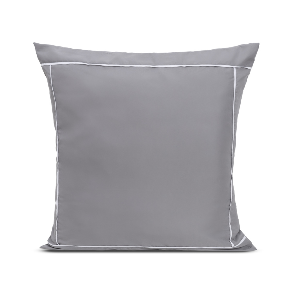 Almofada Sofisticato 60cm x 60cm 200 Fios Cinza - Lavive