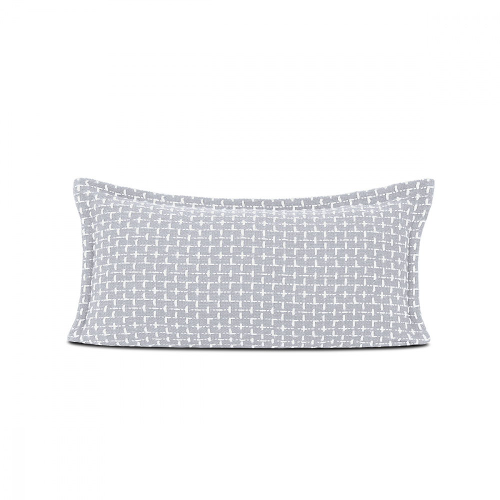 Almofada Diana 60cm x 30cm Tear 100% Algodão Cinza - Lavive