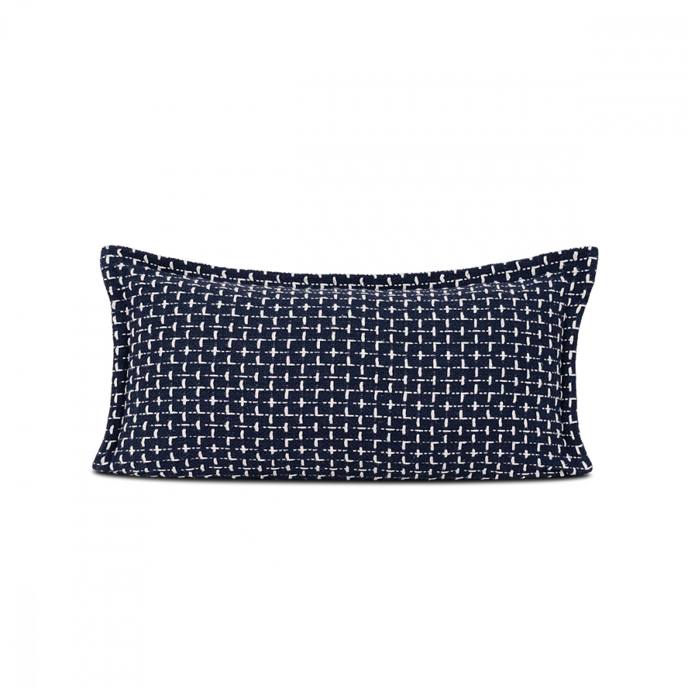 Almofada Diana 60cm x 30cm Tear 100% Algodão Azul - Lavive