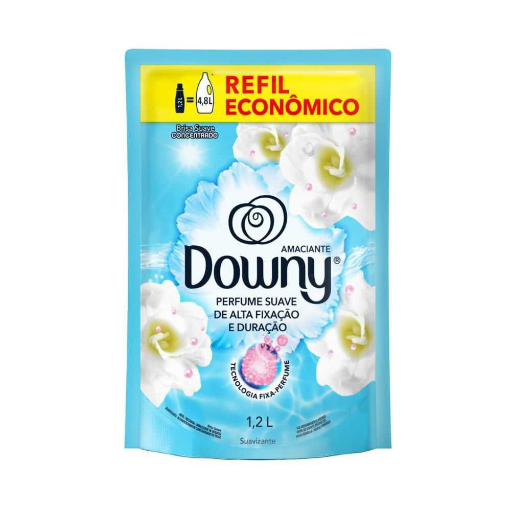Amaciante Concentrado Downy Brisa Suave Refil 1,2 Litros