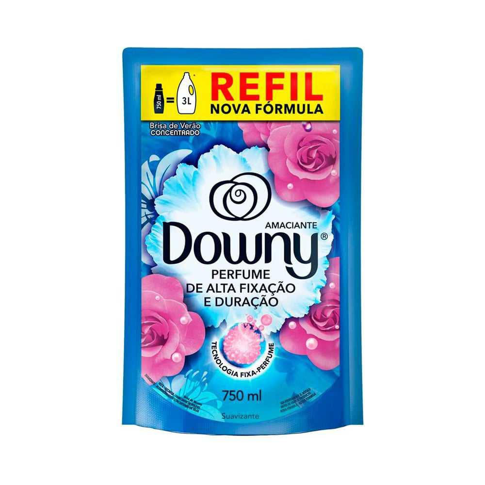 Amaciante Concentrado Downy Brisa de Verão Refil 750ml