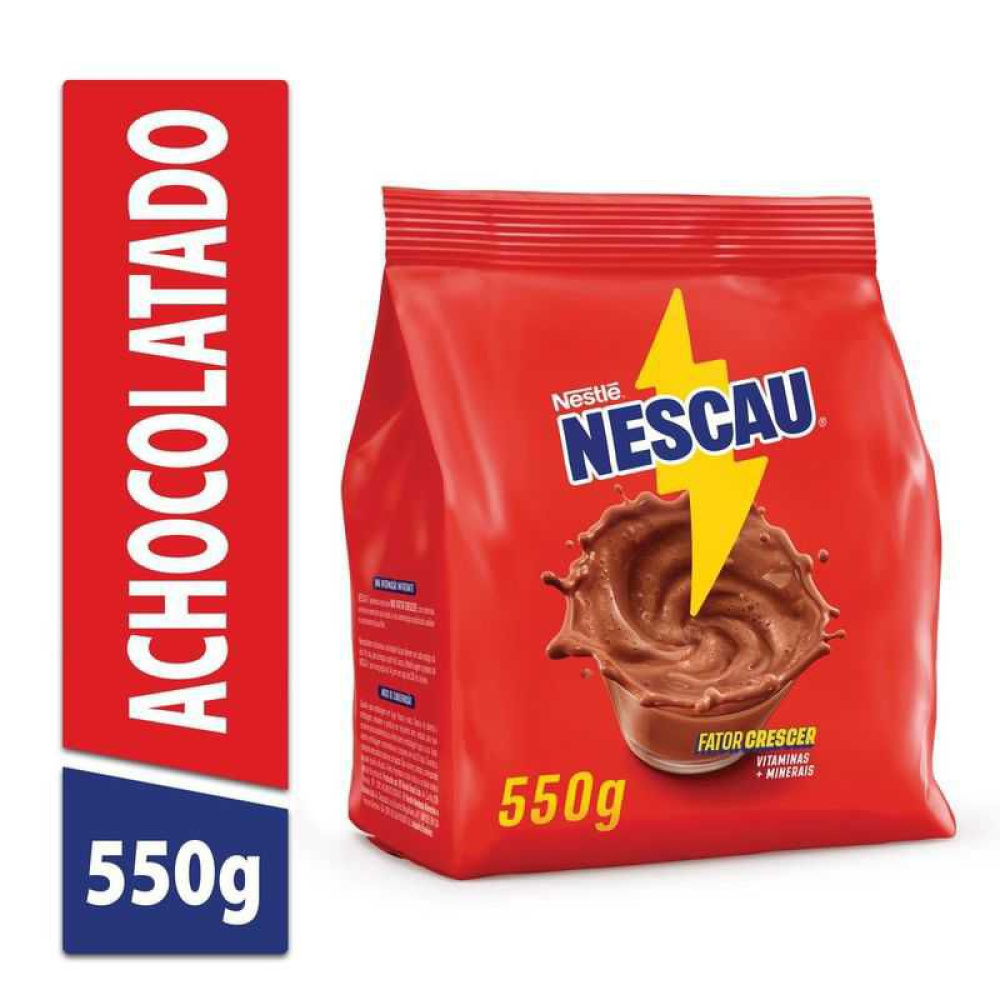 Achocolatado em Pó Nescau 550g - Pack com 10un - Nestlé