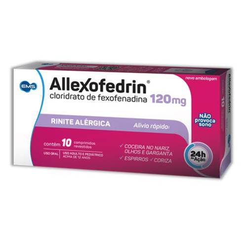 Allexofedrin 120mg 10 Comprimidos Revestidos