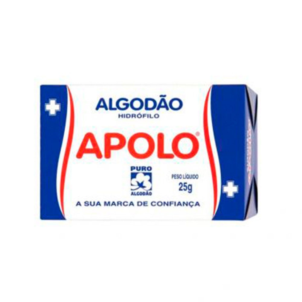 Algodão Apolo Caixa 25g