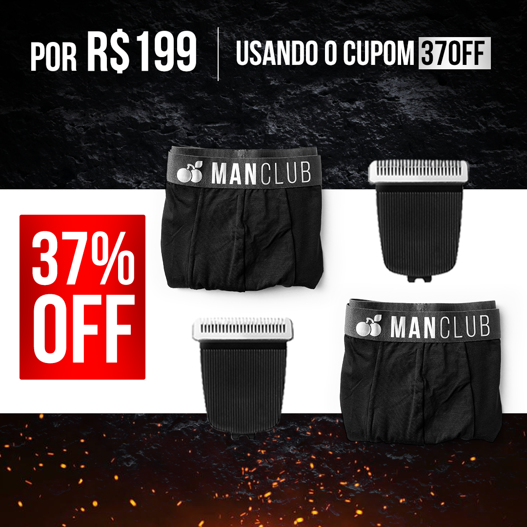 2 Cuecas Boxer + 2 Lâminas Extra