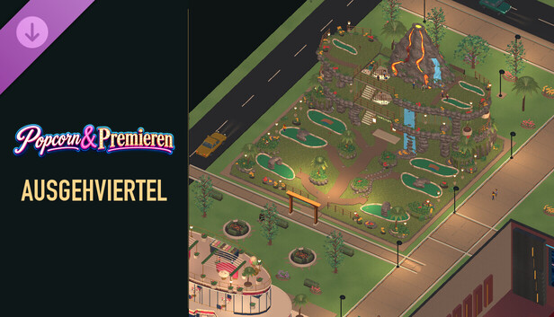 (DLC) Jogo Popcorn & Premieren - Pacote Ausgehviertel Grátis na Steam - PC